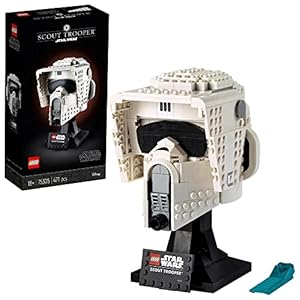 LEGO Star Wars Scout Trooper Helmet 75305 Collectible Building Kit (471 Pieces)