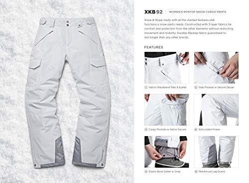 image for TSLA Women's Winter Snow Pants, Waterproof Insulated Ski Pants, Ripsto
