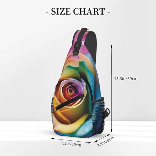 Bolso cruzado de hombro para hombre y mujer, negro miniatura 3