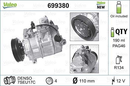 Valeo 699380 Kompressor, Klimaanlage., 237.1