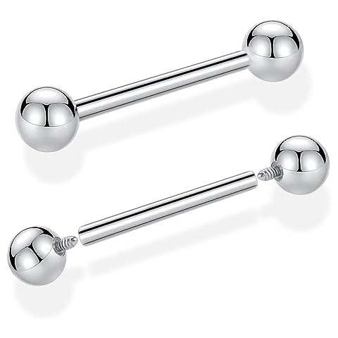 GAGABODY 14G Titanium Nipple Barbell Cover