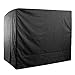 Produktbild SHGDDYSB Schutzhülle Hollywoodschaukel 3 Sitzer 220 x 125 x 170 cm 210D Oxford Abdeckung Winterfest Wasserdicht Schaukelabdeckung Schwarz rechteckige Sitzgarnituren für Gartenmöbel, Gartenschaukel