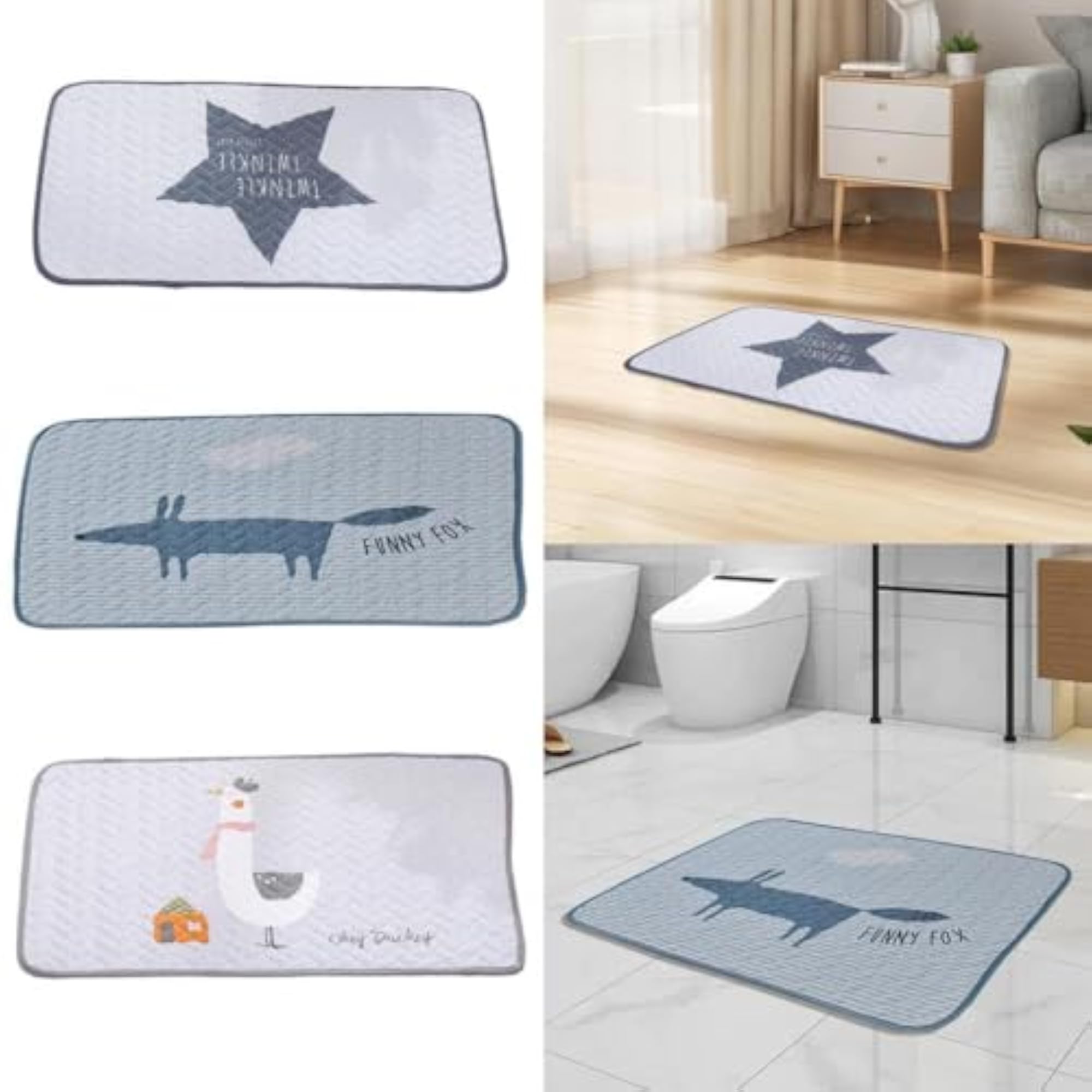 Soft Anti-Slip Decorative Bath Mat for Home Shower
