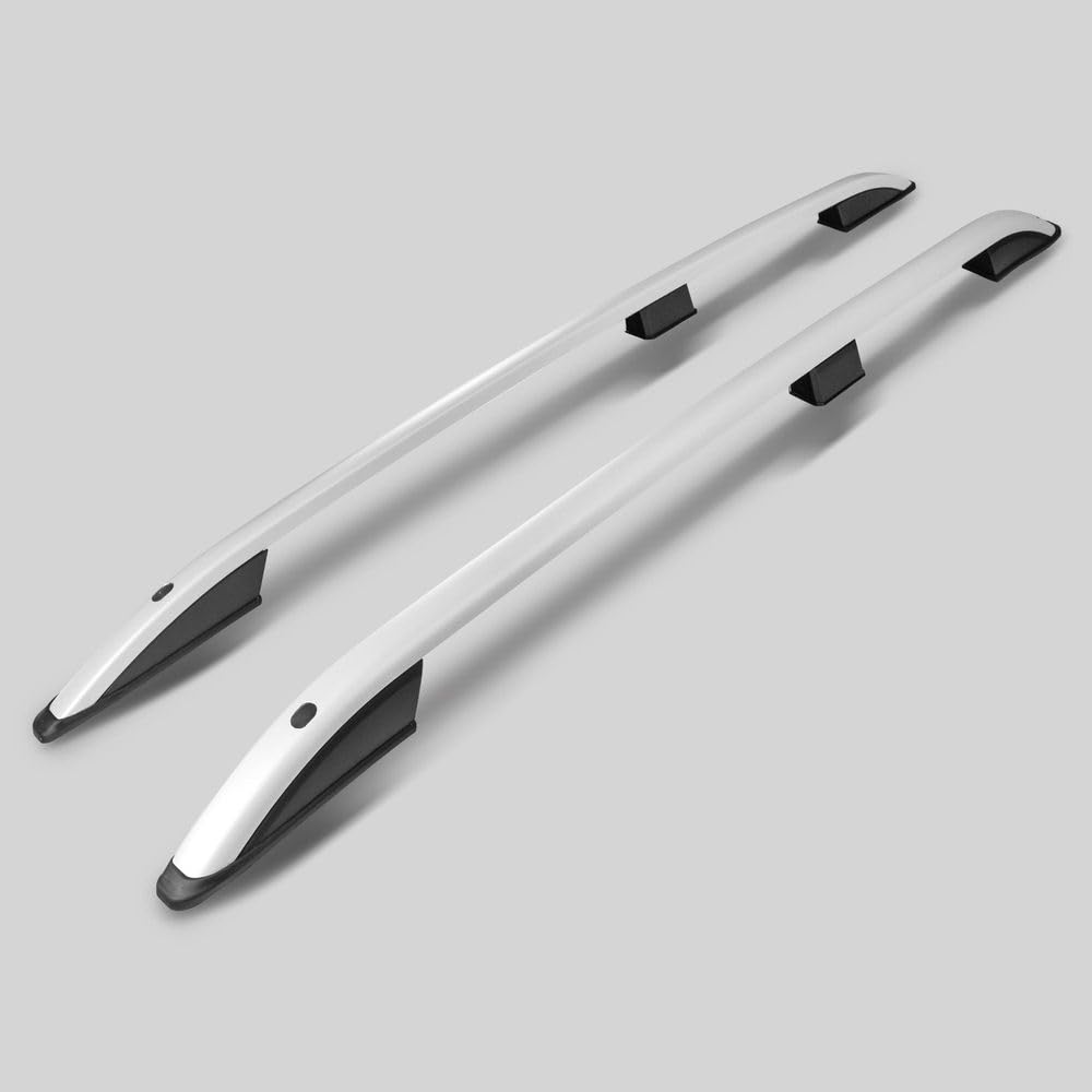 CHROMEMASTER | Les Barres de Toit Compatible avec Renault Kangoo L1 | Standard Court 2008-2022; Rails de Toit Conçus pour Le Montage de Barres de Toit, de Coffres de Toit, de Porte-vélos | Aluminium