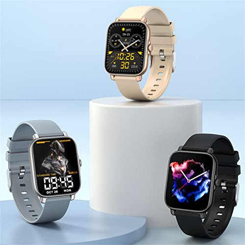 Gspmoly Smart Watch For Women Men, Metal Case Smart Watch 3D-Gsensor Fitness Multi-Function Long Standby Ip67 Waterproof Heart Rate Compatible Ios & Android, Gifts For Teens Family #TOP2