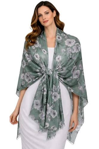 Image of VIC Cotton Modal Digital Print Scarf for Women | Digital Print Designer Stole | Soft Lightweight Luxury Wrap | Premium Cotton Modal Blend | 55 x 170 cm | VIC-SM-DP5517