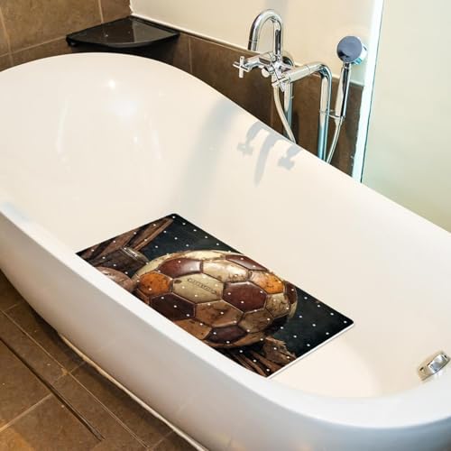 Tapis de bain antidérapant avec ventouses tapis douche extra long - 6