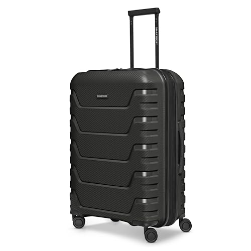 Smartbox Valise Rigide M Extensible 66 cm | Trolley 45×28–31×66 cm léger avec 4 Doubles Roues & Serrure TSA | polypropylène résistant – Edition 01