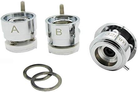 ChiButtons 32mm (1.25") Interchangeable Round Die Moulds-S1 + Free Pin Button Components (100 Sets) image 3