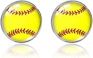 Soccer Softball Basketball Volleyball Tennis Stud Earrings for Women Coach Fan Player Sport Earrings as Valentines Gifts Sport Accessories as as Game Day Gifts for Fans Daughter