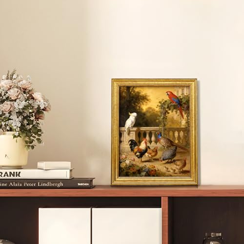 Image of upsimples 8x10 Picture Frame, Vintage Frames Decor, 1Pack Gold