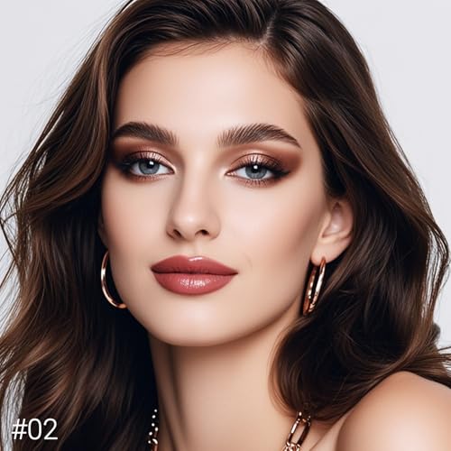Image of Erinde Nude Brown Eyeshadow Palette, 12 Colors Matte Shimmer Beige Silver Gold Taupe Champagne Gray Black Eye Shadow Palette, Highly Pigmented Long Lasting Waterproof Eyeshadow Pallete, 02