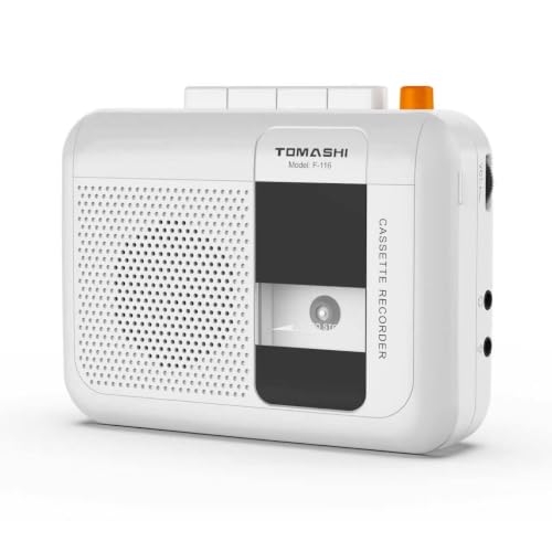 TOMASHI Portable Cassette Player, Tape Recorder, with Build in Microphone/Speaker/Headphone Jack. Fast Forward, Fast Rewind, Auto-Stop by TOMASHI - Used condition - US$18.95