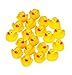 Produktbild 60x Milopon Gummiente Quietsche Ente gelb Quietscheente Badeente Bade Ente Enten Badeenten Gummienten für Baby Dusche Spielzeug 3.8*4*3.5cm