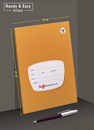Image of WOODSNIPE Soft Brown Cover Big Maths Square Ruled Notebooks | Square 1 inch | 76 Pages A5 Size |18 cm x 24 cm Approx |Pack of 16 Books | GSM 58