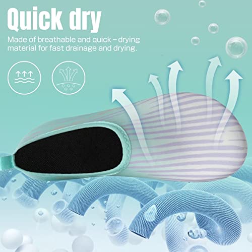 Image of YALOX Water Shoes Women's Men's Outdoor Beach Swimming Aqua Socks Quick-Dry Barefoot Shoes Surfing Yoga Pool Exercise