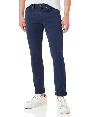 GANT Men's Slim Desert Jeans, Navy, Standard, Navy, 30 W/32 L