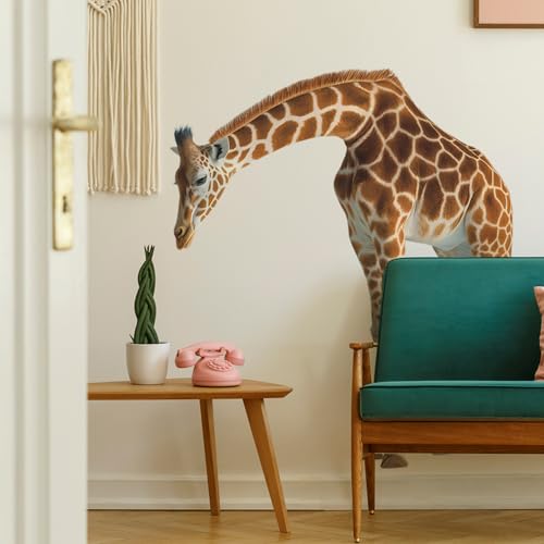 Vinilos decorativos jirafa para habitación infantil miniatura 3