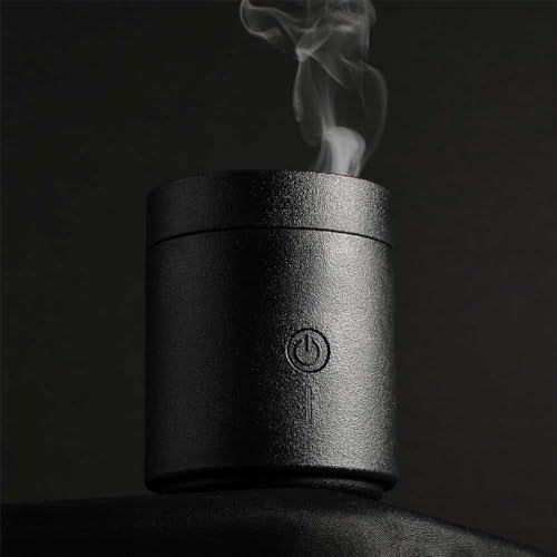 Stylish Electronic Bakhoor Burner with Rotating Flip Lid Portable USB Rechargeable Arabic Medkhan Charcoal Incense Fragrance Burner Diffuser Ideal for Home Car Office