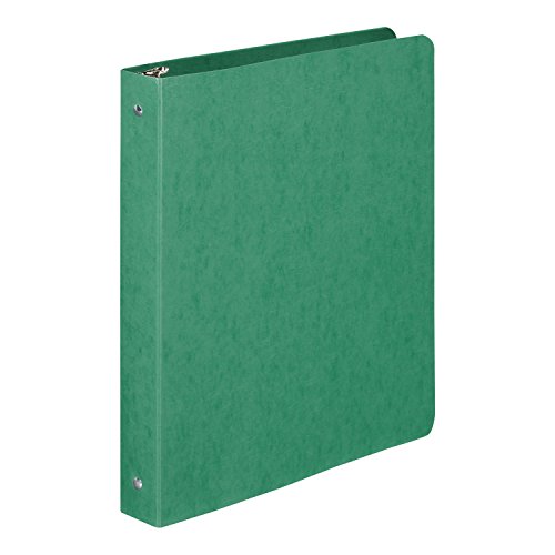 ACCO Presstex 1 Inch Ring Binder, 8.5 x 11 Inch Sheet Size, Dark Green (A7038616A), 1 each