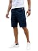 Elegancity Kurze Hosen Herren Cargo Shorts Sommer Freizeithose Kurze Elastische Taille Chino Shorts Mit 6 Taschen Blau XL