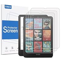 CoBak 3 Stück Blendfreier, Matter Displayschutz für 7 Kindle Paperwhite 12th Gen 2024 & Kindle Colorsoft Signature Edition, Boox Go 7, Kobo Aura 2 - Hohe Klarheit, Weich PET Folie