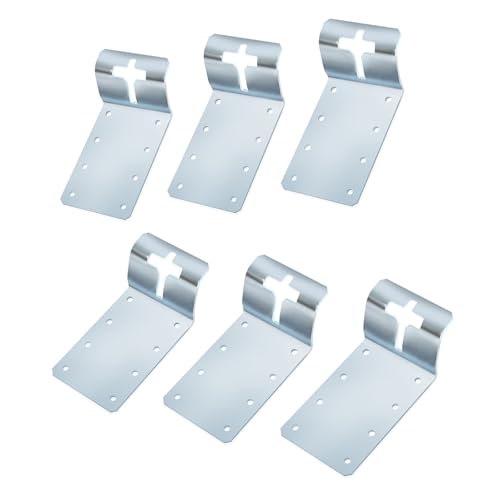 6X T-Post Mounting Bracket,3" Rural Mailbox T-Post Mounting Bracket,Vertical Mounting Bracket for Plywood Installation by HQLDMYGS - Used condition - CA$18.13