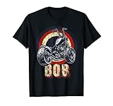 ropa moto mujer barata Divertida motocicleta estilo Bobber con nombre Bob. Gran nombre para una bobber. Si tu nombre es Bob, es perfecto. Si simplemente encuentras humor en el diseño, genial. Perfecto para los largos paseos de verano. Perfecto para clubes de motocicletas y eventos. Gran regalo divertido para cualquier ciclista