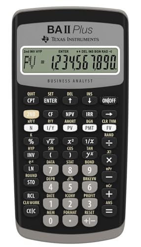 Image of Texas Instruments BA II Plus Professional Advanced Financial Calculator