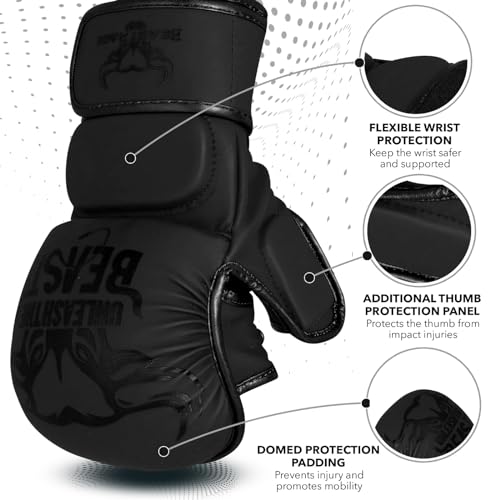 Gants MMA Beast Rage Taekwondo contre la transpiration des mains - 2