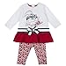 Chicco Completo bambina 18 mesi - 86 cm primaverile bianco e rosso con legging