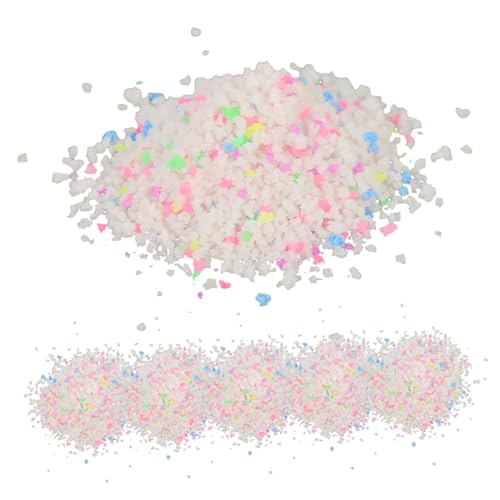 CLISPEED Sable Lumineux DIY Sachets Sable Décoratif Lueur Nocturne Pour Aquarium Bouteilles à Souhaits et Projets Artistiques