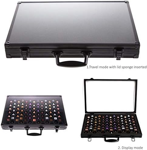 Miniatura 4 de KakapopoTCG Dice Palace - Estuche de almacenamiento y exhibición de dados 2 en 1 para guardar juegos y colecciones de dados DND Pathfinder Call of