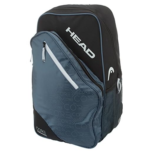 HEAD Core Tennis Racket Backpack - 2 Racquet Carrying Bag w/ Padded Shoulder Straps