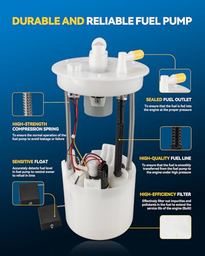 Image of PHILTOP FG1044 Electric Fuel Pump Assembly Replacement for Civic 2006 2007 2008 2009 2010 2011 1.8L, Electric Fuel Pump Module Assembly Kit