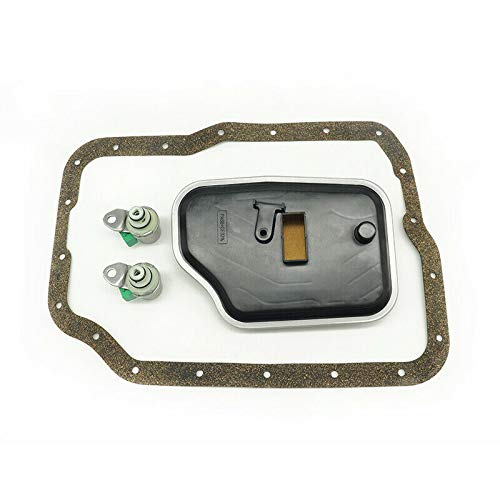 4F27E FN4A-EL XS4Z-7A098AB XS4Z-7H148AA XS4Z-7H148-AA Transmission Shift Solenoid Filter Gasket Service KIT Compatible With 99-UP 21357 (4 SPEED) Focus Protege Mazda