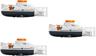 TOYANDONA 3 Conjuntos De Simulação De Submarino Movido A Energia Nuclear Brinquedos De Coordenação Olho-Mão Melhores Presentes Para Crianças Brinquedo De Tanque De Peixes Mini