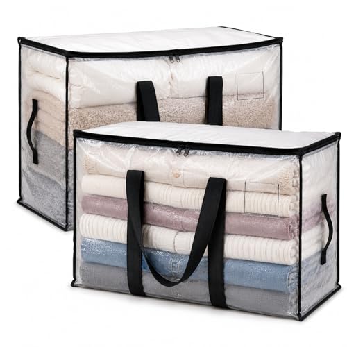 Bolsas de mudanza resistentes de 90L con tapas herméticas para proteger ropa y textiles 2