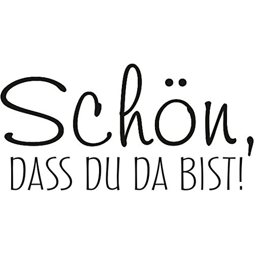 Stempel "Schön dass du da bist!" 30 x 15 mm Cover