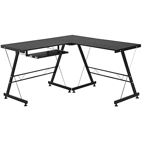 HOMCOM Mesa de Ordenador PC Escritorio para Oficina Hogar Cover