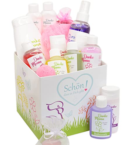 Wellness Set Danke Mama - hochwertiges Geschenkset 16tlg. - made in germany Cover