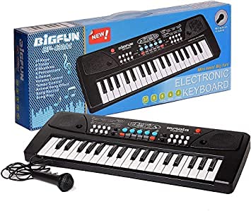 Rock Star 37 Key Kids Piano Keyboard Musical Toy with mic and USB connecting option for childrens age:3-12 years