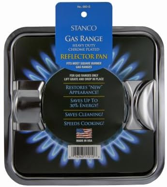 Stanco 900-S Square Gas Pan, Chrome, No Size, No Color
