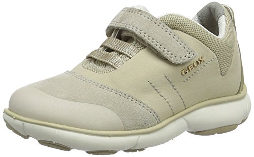 Geox J Nebula A baskets basses fille en textile rose et semelle respirante