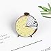 Produktbild Brosche Revers Wecker Buch Brosche Frauen Männer Daily Supplies Emaille Pin Denim Jacken Kleidung Rucksack Zubehör Badge Anstecknadel