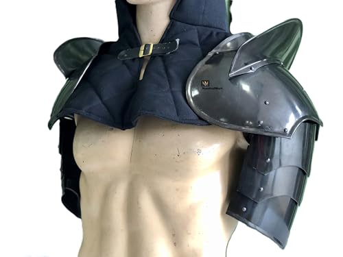 NauticalMart Medieval Gothic Steel Pauldrons Shoulder Guard Armor Costume