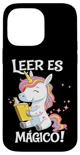 Leer Es Magico Unicornio Lector Diseno Lectura Infantil �X�}�z�P�[�X iPhone 14 Pro Max �p