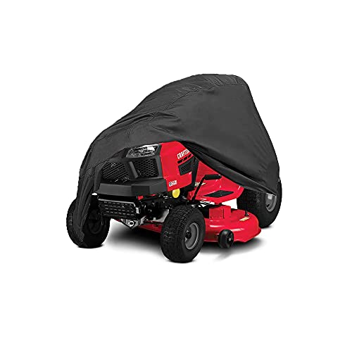HAKATOP Abdeckplane für Rasenmäher, 420D Polyester, Oxford, wasserdicht, strapazierfähig, passend für Reiten von Gartentraktoren (182,9 cm L x 137,2 cm B x 116,8 cm H) Cover
