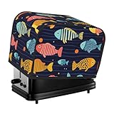 Matériau : la housse du grille-pain est fabriquée en tissu polyester, doux, durable et facile à nettoyer. Cette housse anti-poussière est le meilleur compagnon du grille-pain.