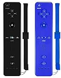 ZeroStory Remote Controller with Silicone Case and Wrist Strap Compatible for Wii Wii U Console (2...